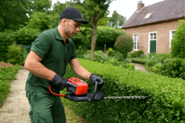 hovenier schutting plaatsen